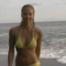 Jessica Alba beach bikini